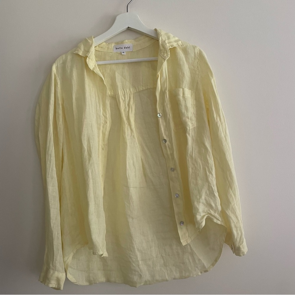 Bella Dahl Linen Blend Button Up
